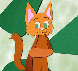 "Papercraft" Style Half-body